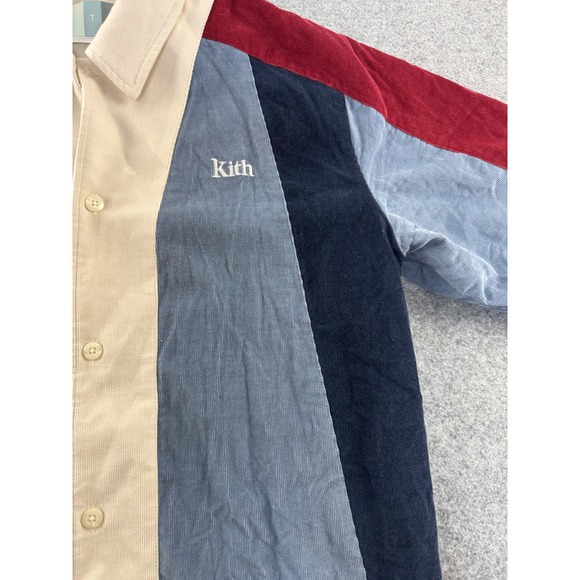 Kith Woodpoint Micro Corduroy Button Up Shirt Elevation Men Size S SS2023 - Picture 4 of 10